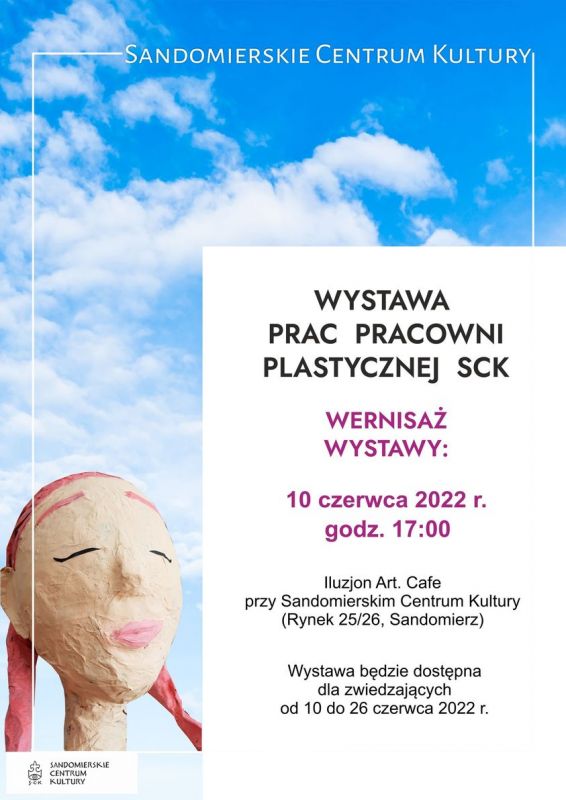 Wystawa prac uczestników zajęć plastycznych w SCK