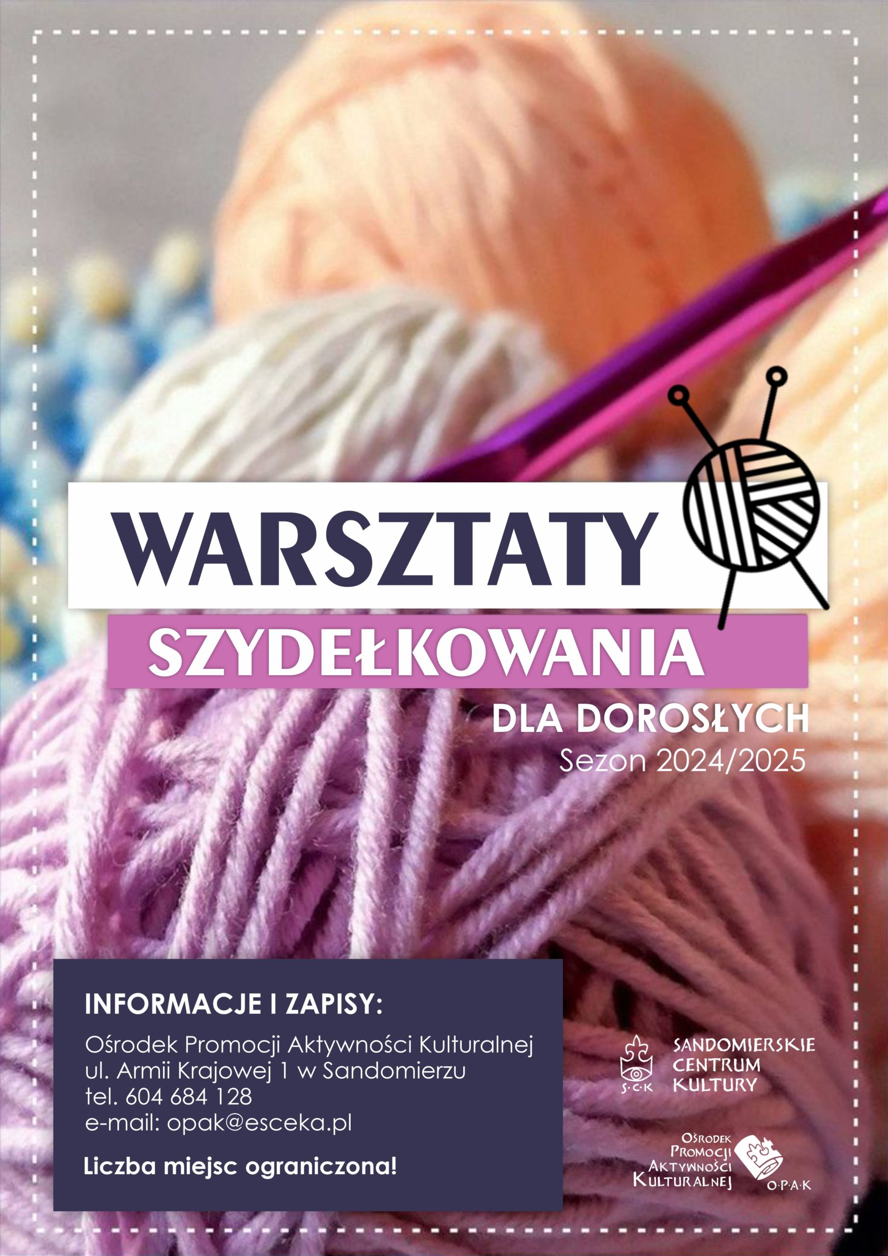 Warsztaty szydełkowania dla seniorów